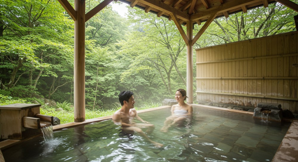 【熊本県】カップルに人気の家族風呂温泉5選|日帰りで使える完全個室の温泉デートスポットのサムネイル画像