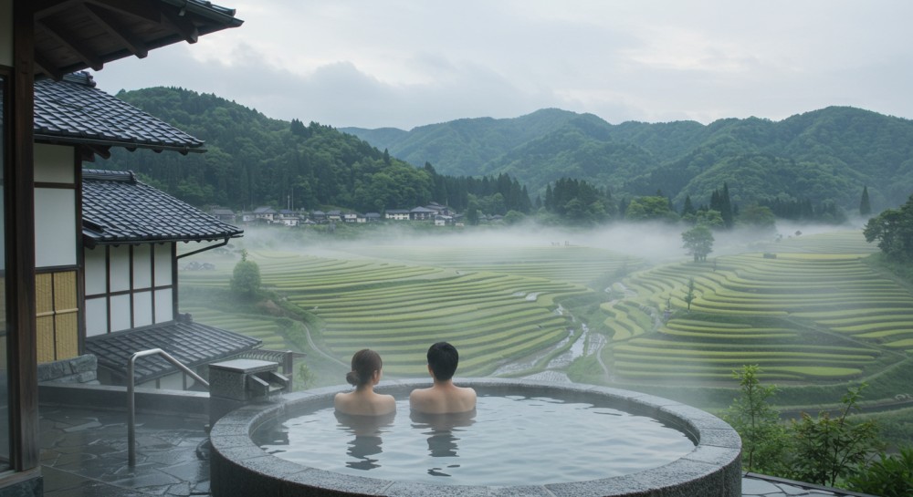 【新潟県】カップルに人気の家族風呂温泉3選｜日帰りで使える完全個室の温泉デートスポットのサムネイル画像