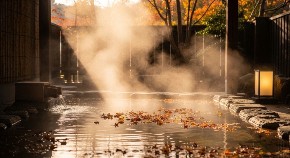 【文化の日】アート×温泉で心ほぐれる貸切温泉5選|日帰りで癒す秋の休日のサムネイル画像