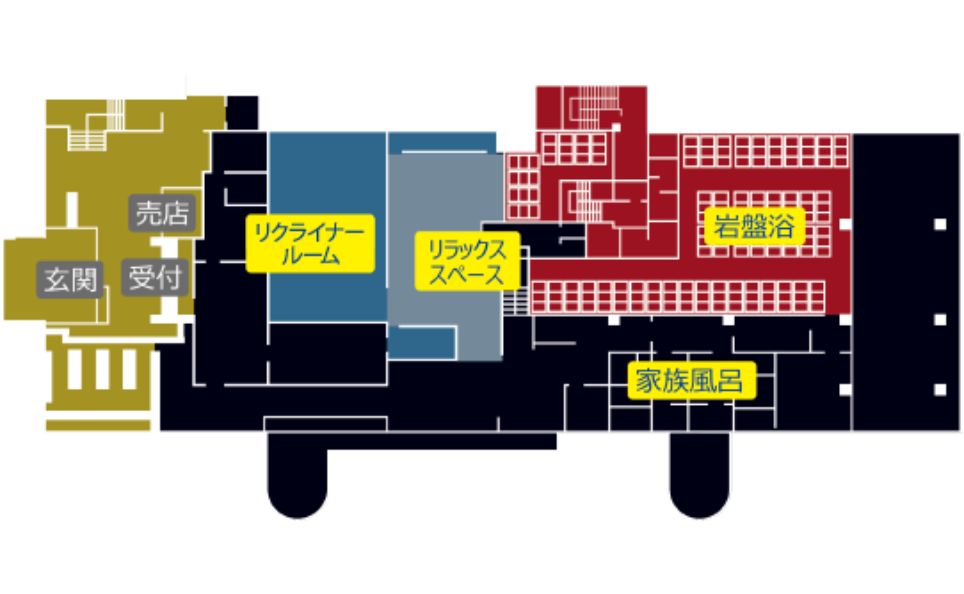 1F　フロアマップの施設画像 - 6